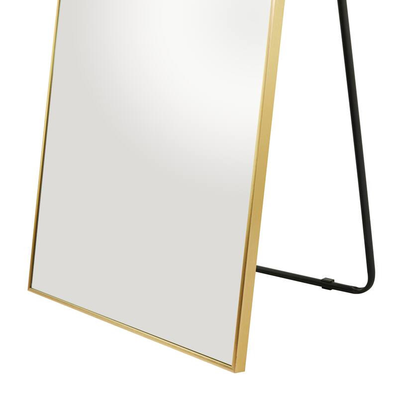 Metal Modern Rectangular Floor Mirror