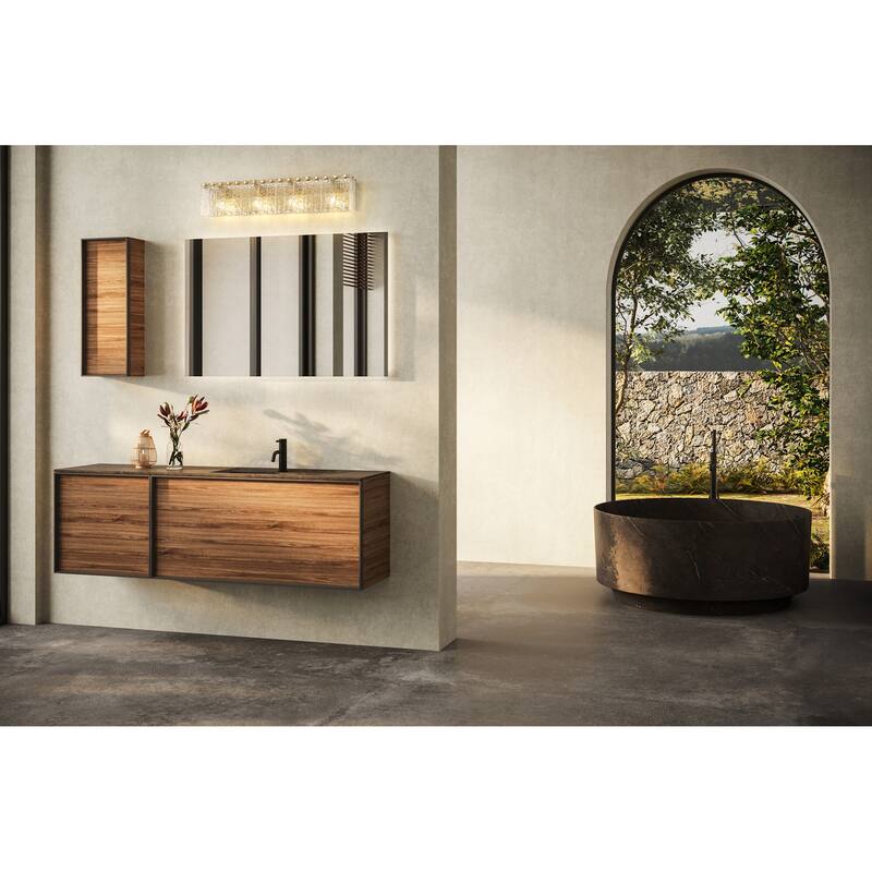 Z-Lite 1943-4V Glacier 31" Wide Vanity Light