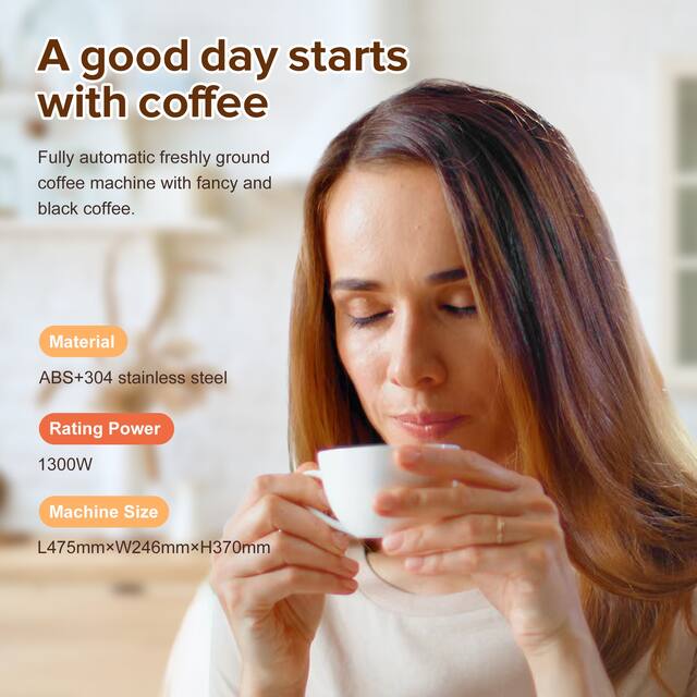 Popular Fully Automatic Espresso Machine w/ Milk Frother