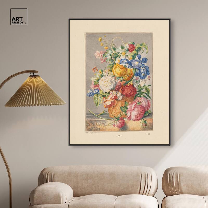 Bloemenstilleven 1777 Canvas by Art Remedy