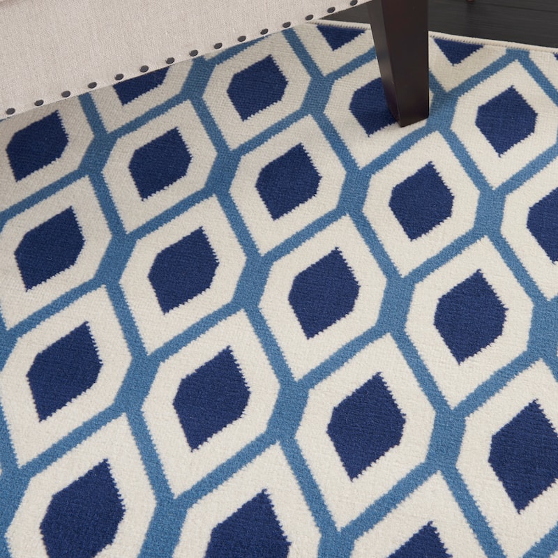 Nourison Grafix Modern Geometric Area Rug