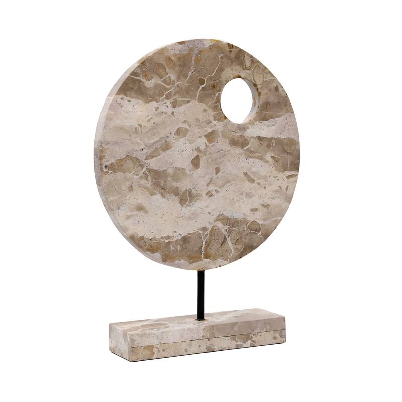 Cavan Sculpture Marble, Natural with Brown Tones - Small
