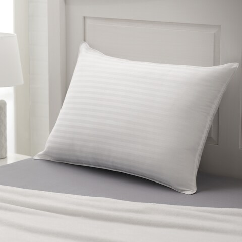 Weatherproof Dobby Stripe Cotton Pillow - White