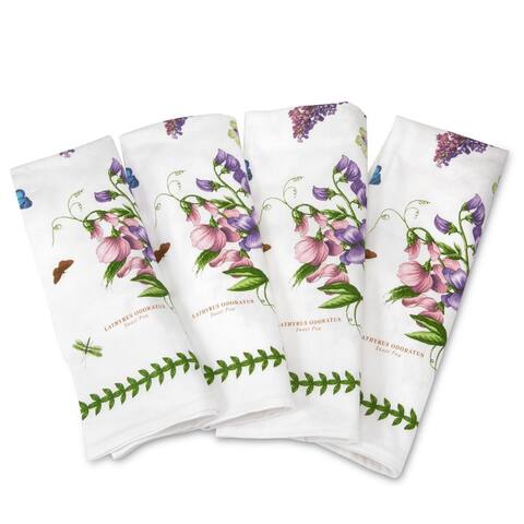 Pimpernel Botanic Garden Cotton Napkins, Set of 4 - 18 inch