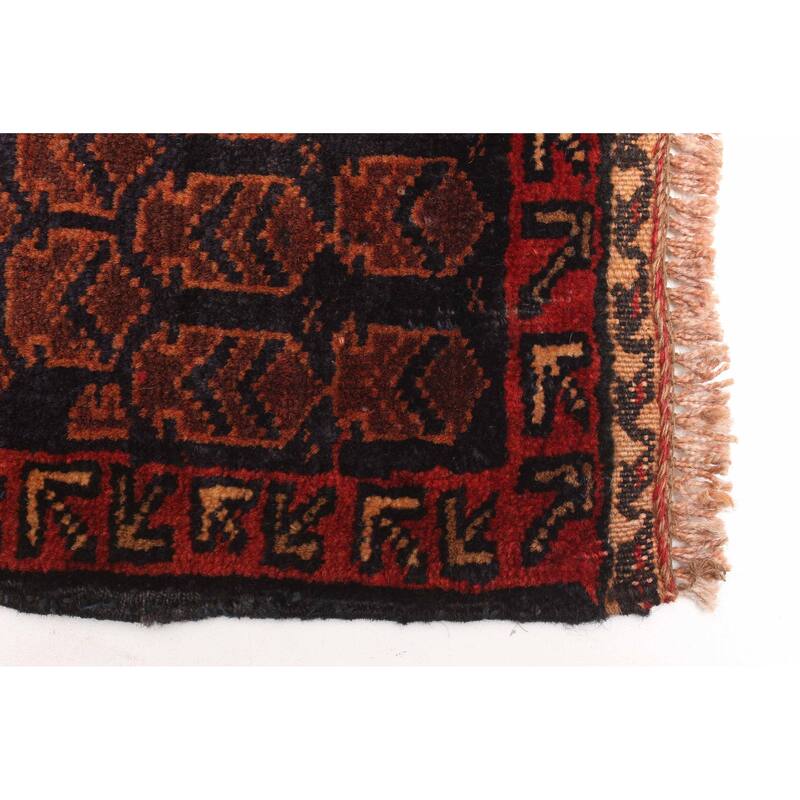 ECARPETGALLERY Hand-knotted Teimani Dark Navy Wool Rug - 2'11 x 4'2