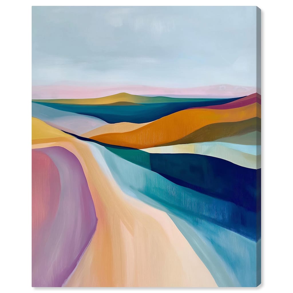 Colorful Dunes II Canvas by Art Remedy, Gallery Wrapped