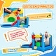 preview thumbnail 7 of 7, Qaba Inflatable Bounce House, 4 in 1 Bouncy Castle with Slide, Basketball Hoop, Ball Pit, 370W Blower, 163" x 81" x 75"