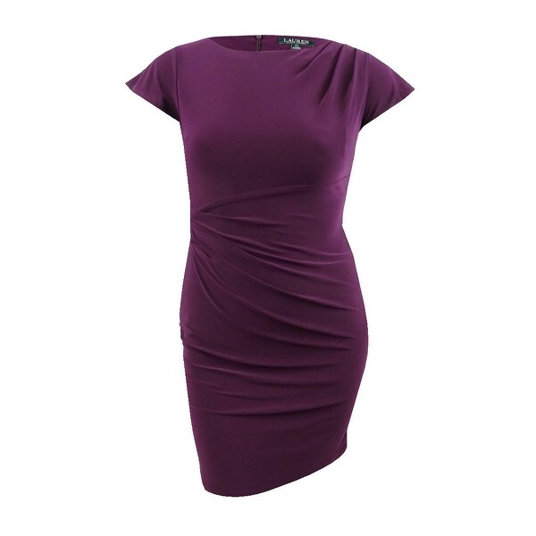 ralph lauren flutter sleeve gown