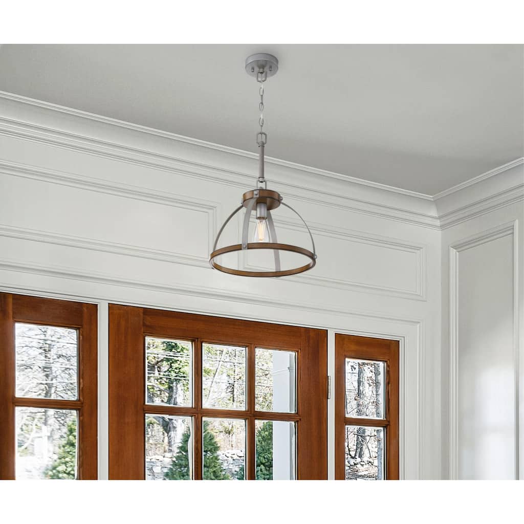 Westinghouse Lighting Oak Lane One Light Indoor Pendant/Semi-Flush Mount Ceiling Fixture - 1-Light