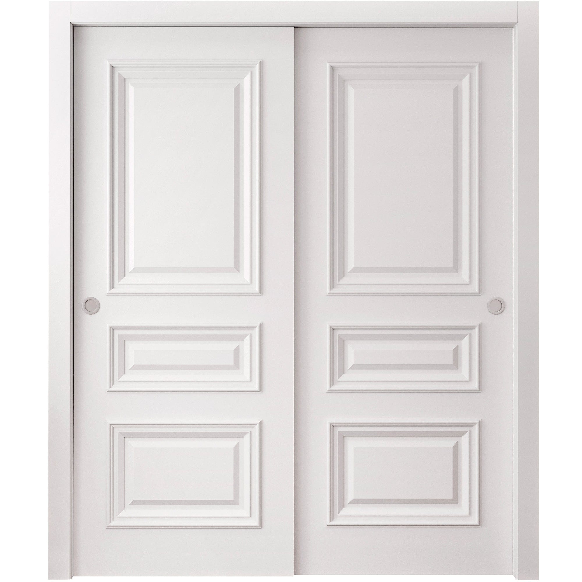 SartoDoors | Bedroom Door Interior Door | Solid Wood | Hardware Set | 36x80, White Bathroom Door Pantry Door Closet Door