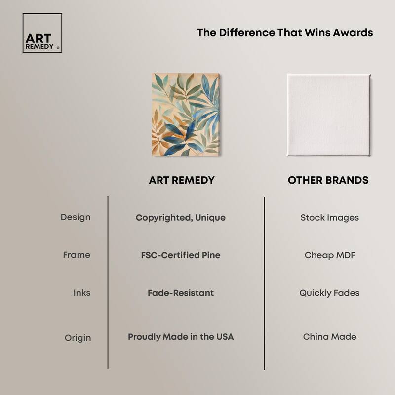 Leaf Labyrinth I Canvas by Art Remedy, Gallery Wrapped