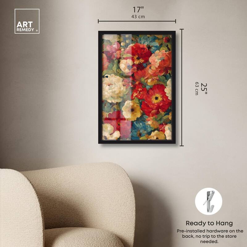 Garden Tapestries II Shadowbox by Art Remedy