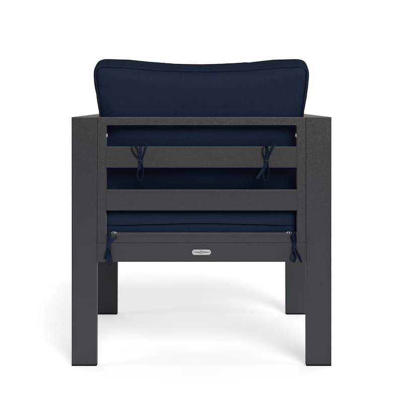 Lakeview Aluminum Outdoor Club Chair with Cushions