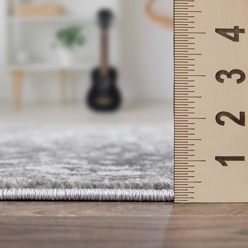 Loomaknoti Rhane Valeina Gray Area Rug