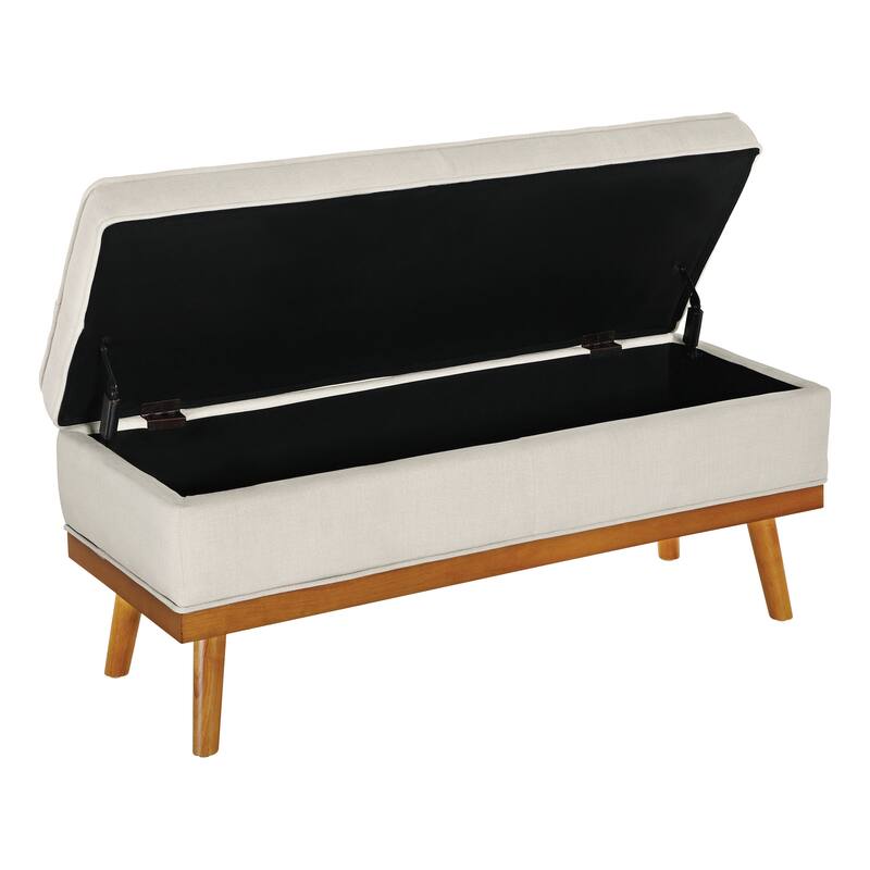 Carson Carrington Sastamala Mid-century Storage Bench