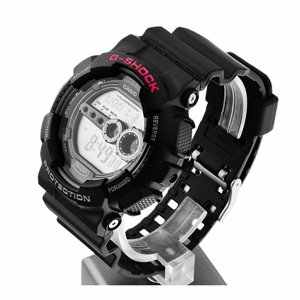 Casio GD-100-1A Men's G-Shock World Time Digital Watch With Grey