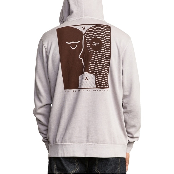 Rvca Mens The Balance Hoodie Sweatshirt. Opens flyout.