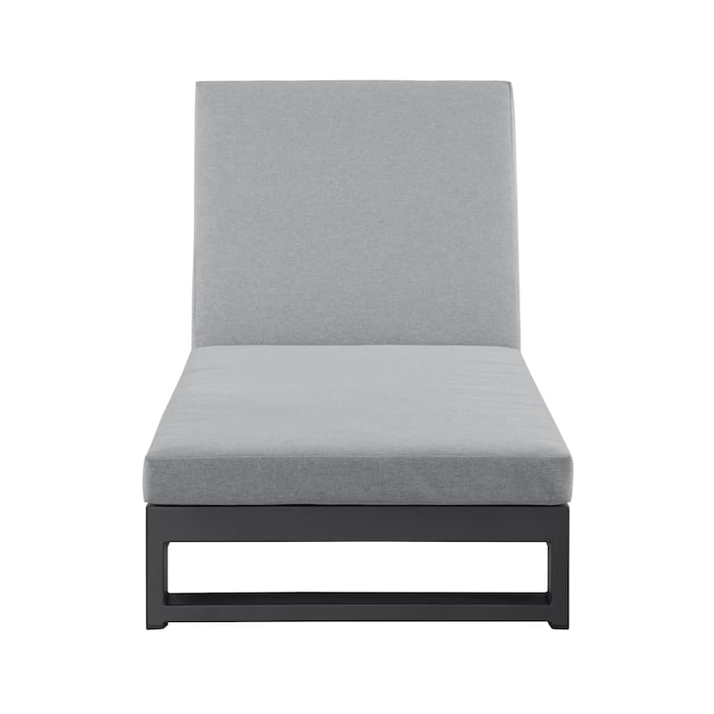 KOVA Minimalist Aluminum Outdoor Chaise Lounge (Set of 2)