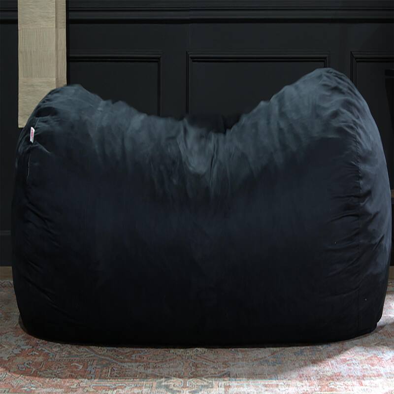 Jasper Traditional 8 Foot Cylindrical Suede Bean Bag