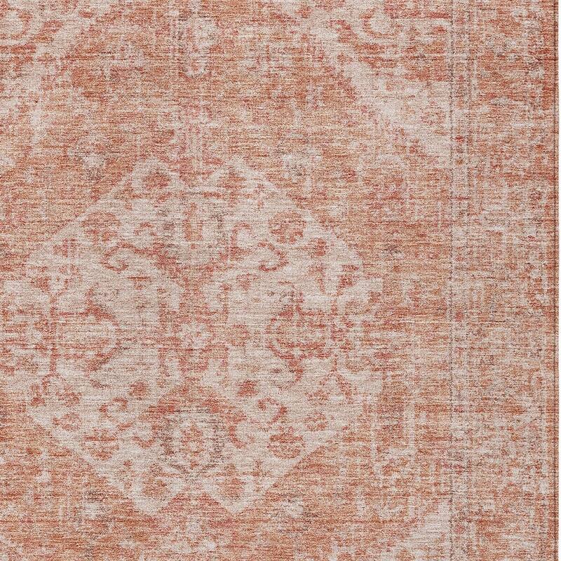 HomeRoots Oriental Traditional Rectangle Outdoor Rug