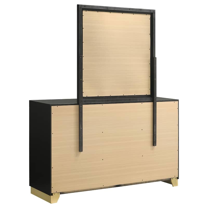 Caraway Contemporary Wood 6-drawer Dresser
