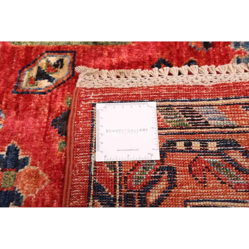 ECARPETGALLERY Hand-knotted Aryana Red Wool Rug - 8'11 x 12'0