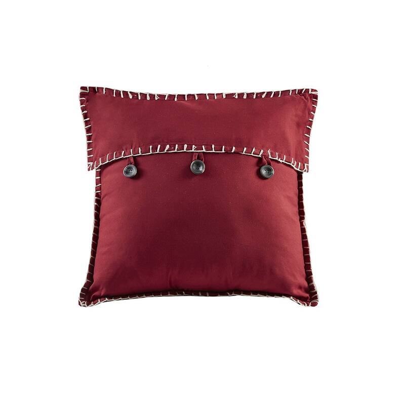 6 Piece Reversible Plaid Daybed Cover Set Red Daybed