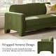 preview thumbnail 21 of 39, HULALA HOME Isai Modern Curved Velvet Sofa