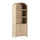 preview thumbnail 16 of 40, Middlebrook Designs 3 Shelf Open Arched Bookcase Cabinet