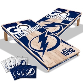 Tampa Bay Lightning NHL 2x4 Cornhole Board Set