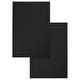 preview thumbnail 10 of 12, Luxurious Cotton 1350 GSM Bath Mats by Ample Decor- Pack of 2 24" X 17" - Black