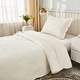 preview thumbnail 30 of 106, MarCielo 3 Piece Cotton Oversized Bedspread Quilt Set Tmonica