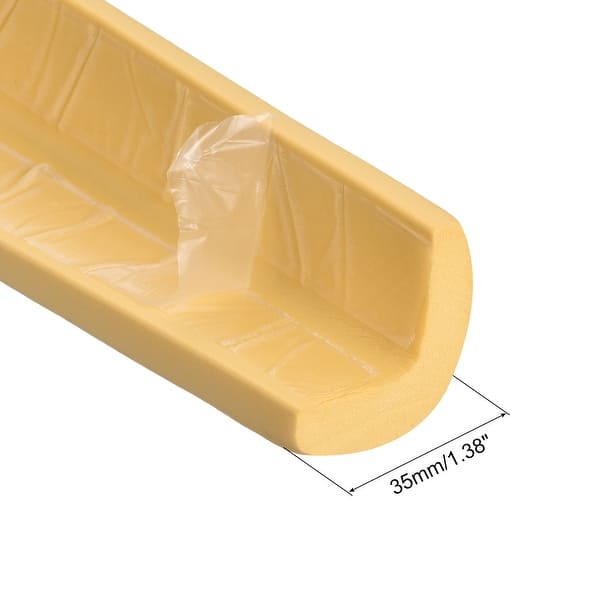 Corner Guards Edge Protectors 6.56ft(2M), Pack Foam Safety Bumper Wood
