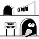 preview thumbnail 3 of 2, Walplus Mouse Hole Clothes Sticker Children Wall Sticker Nursery Decor
