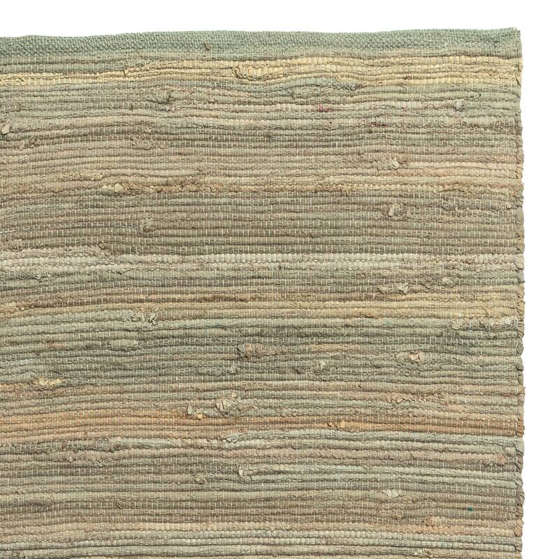 Fabstyles Solid Cotton Handmade Area Rag Rug Living Room, Hallway