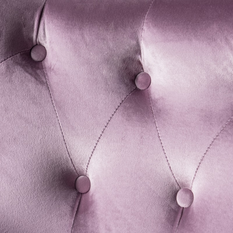 Lavender 34.25" Velvet Arm Chair