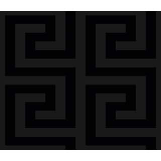 Seabrook Designs Forte Greek Key Non-Woven Unpasted Wallpaper