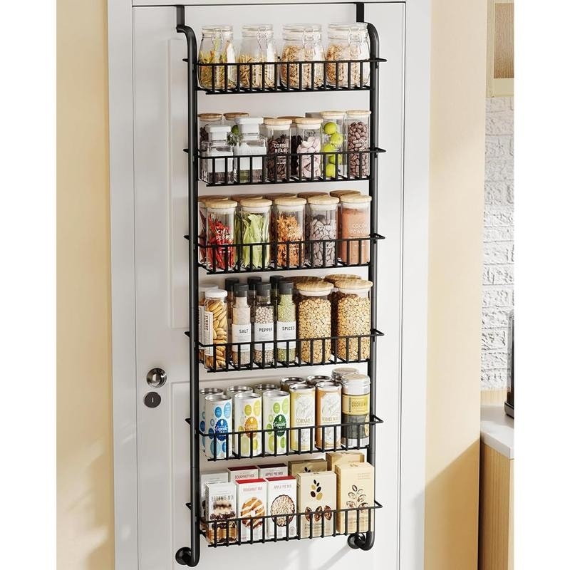 Over the Door Spice Rack Organizer 5.5 D x 15.5 W x 63 H
