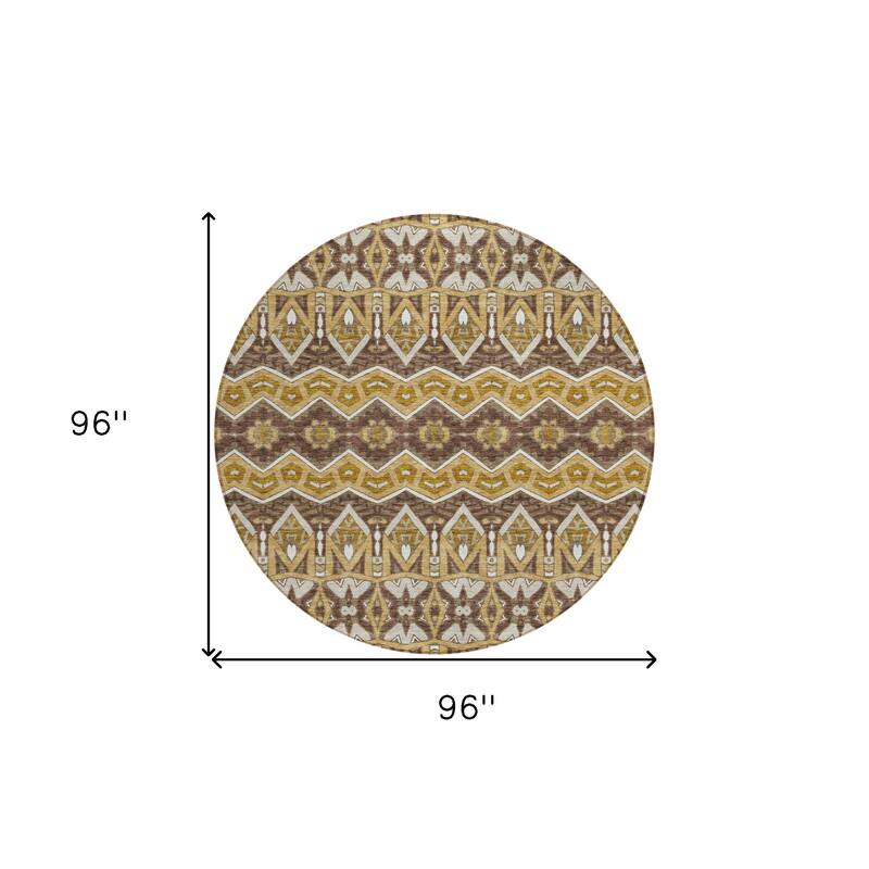HomeRoots Moroccan Transitional Rectangle Outdoor Rug