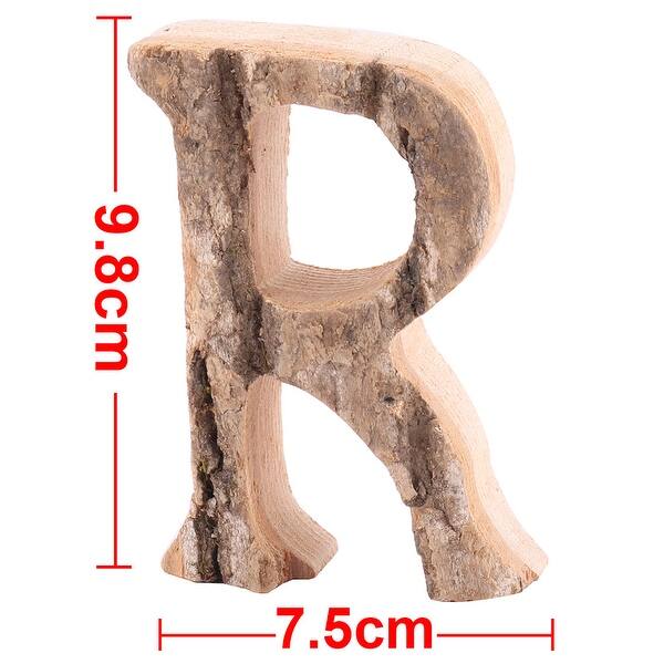 Shop Family Street Wood R Shaped Retro Style Door Plate Letter