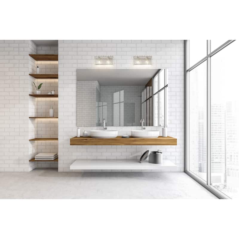 Z-Lite Glacier 2 Light Vanity - Brushed Nickel