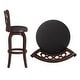preview thumbnail 19 of 19, Rovinj Scroll Back Swivel Bar Stool