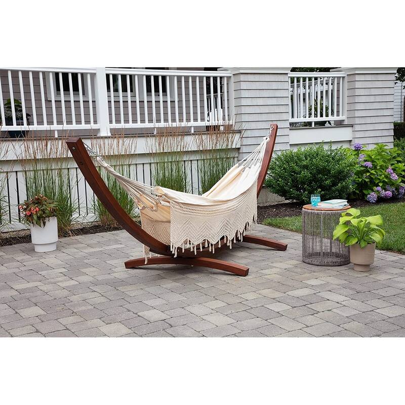 Brazilian Patio Hammock Cotton Outdoor Swing Chair