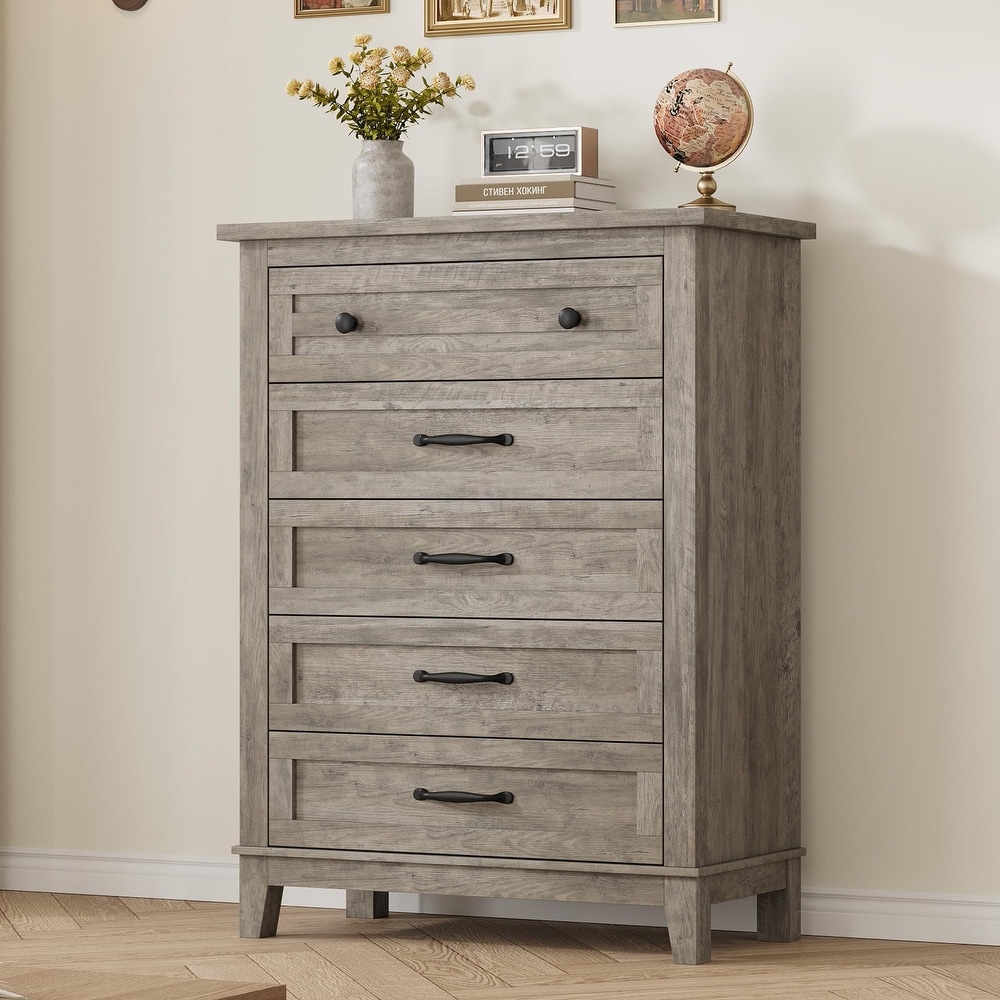 grey barnwood dresser Timber Haven 6 Drawer Barnwood Dresser
