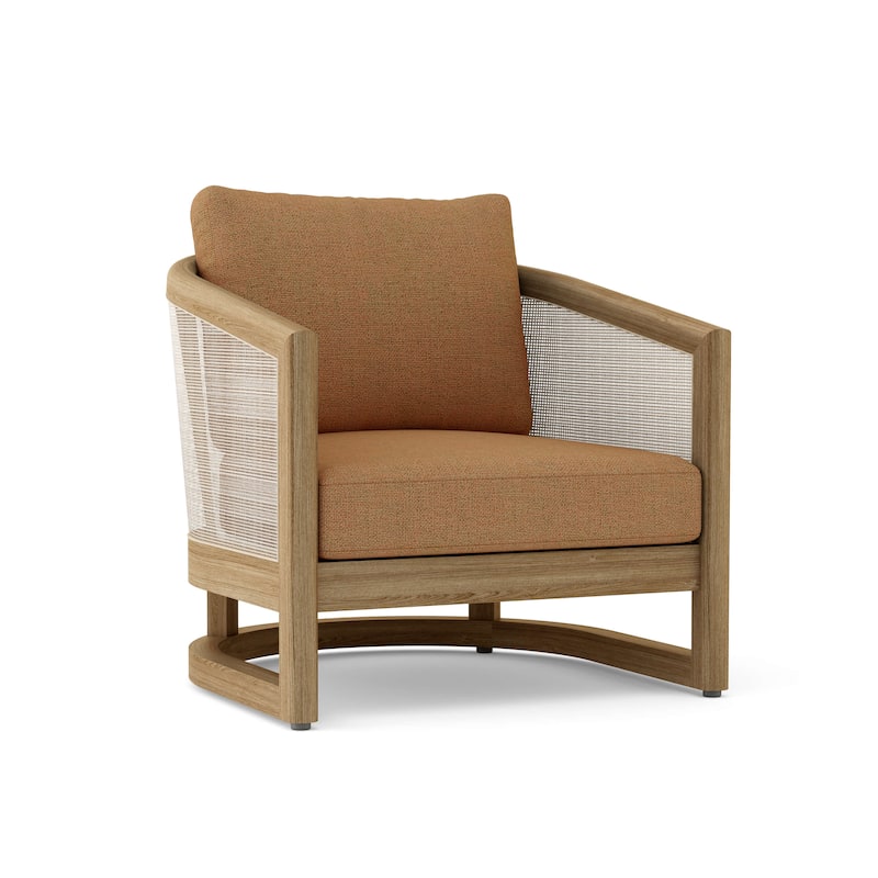 Catania Deep Seating Armchair - Canvas Teak
