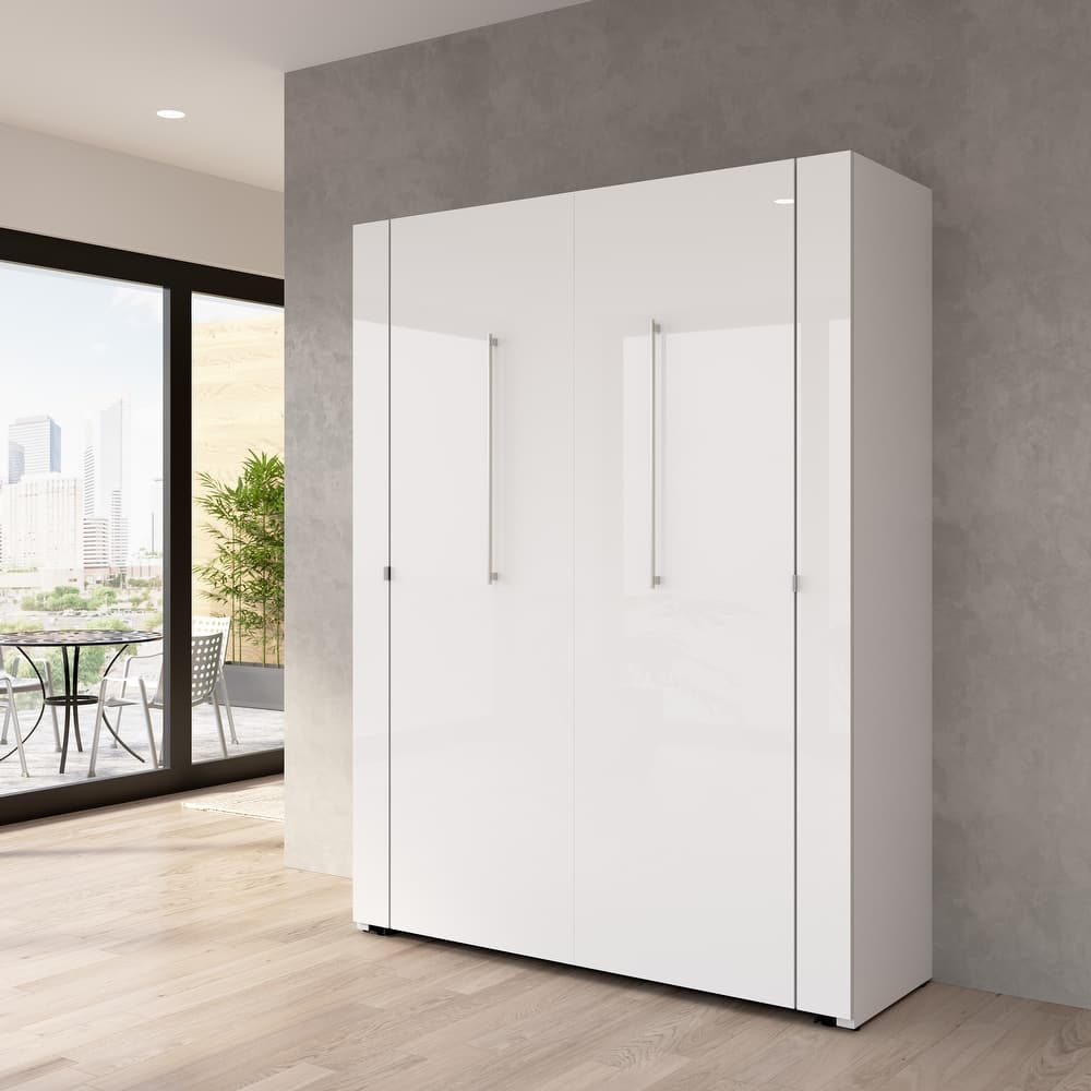 Bestar Avalon High-Gloss Murphy Bed for Multipurpose Spaces