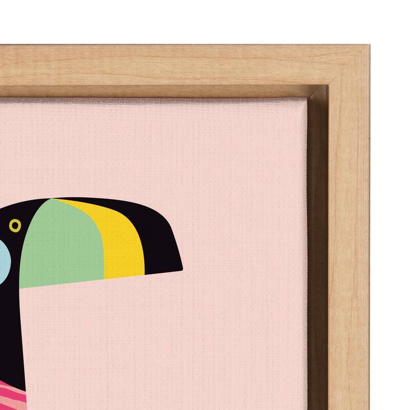 Kate and Laurel Sylvie Toucan Canvas by Rachel Lee of My Dream Wall