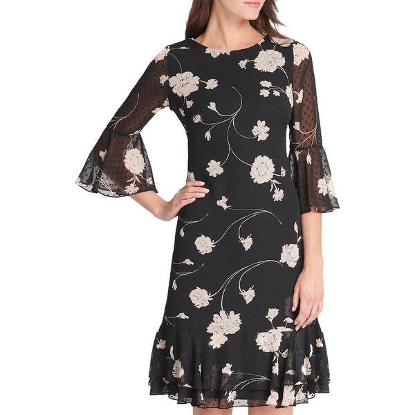 Shop Jessica Howard Womens Casual Dress Swiss Dot Floral
