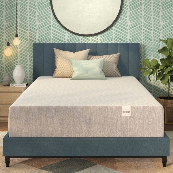 OSleep 14-inch Medium Firm Gel Memory Foam Mattress. Opens flyout.
