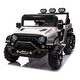 preview thumbnail 19 of 25, 24V Ride On Large Pick Up Truck Car for Kids ride On 4WD Toys with Remote Control, Black White